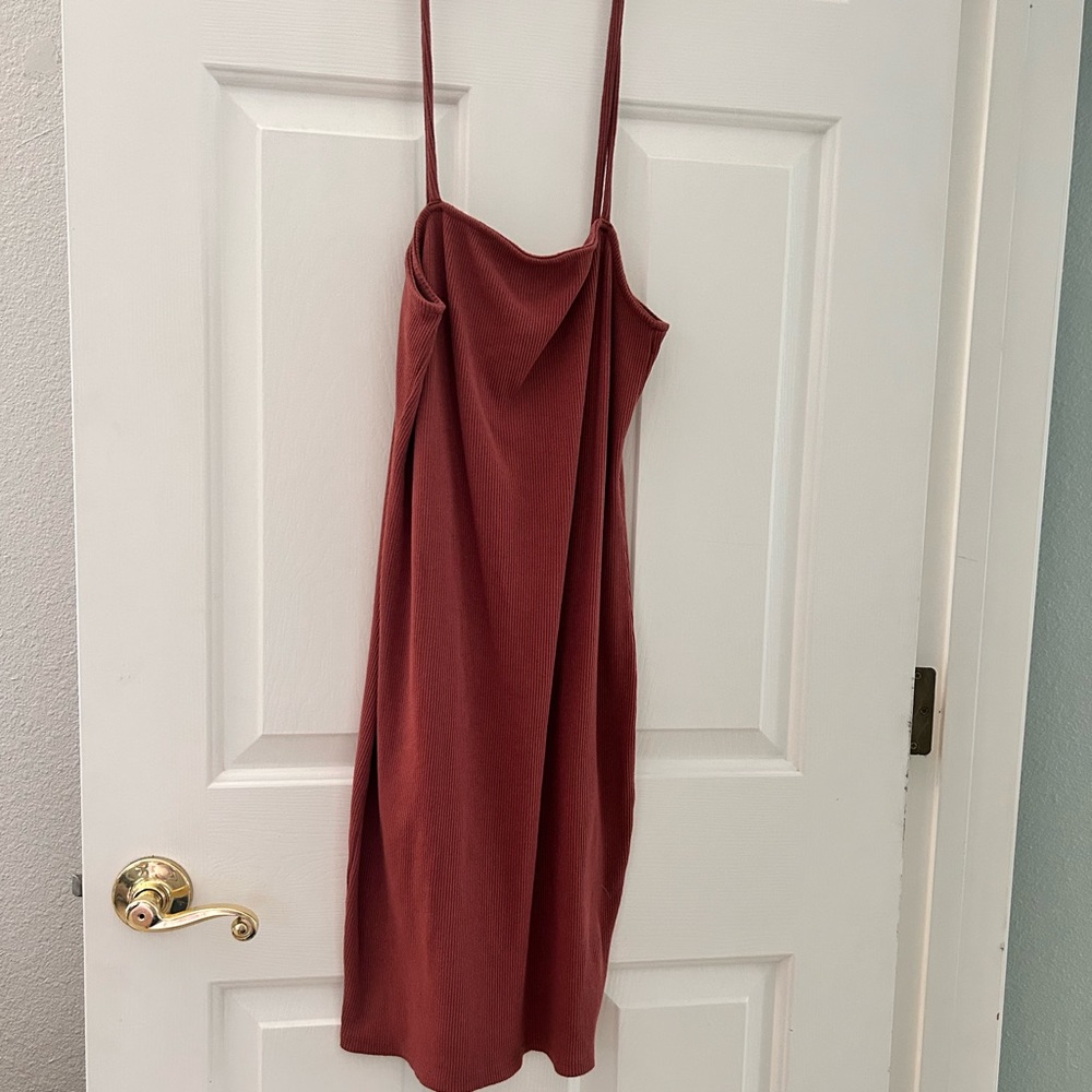 Copper body dress